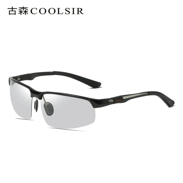 Lunettes de soleil en aluminium et magnésium pour hommes, polariseur à changement de couleur pour la conduite, 3121 – Image 5