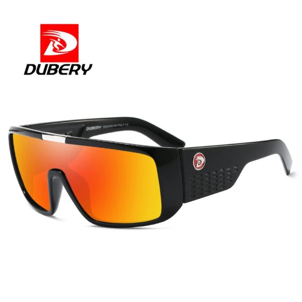 DUBERY-Lunettes de soleil rétro colorées pour hommes, lunettes de soleil pour hommes, marque de mode, miroir de luxe, respirantes, UV400 – Image 5