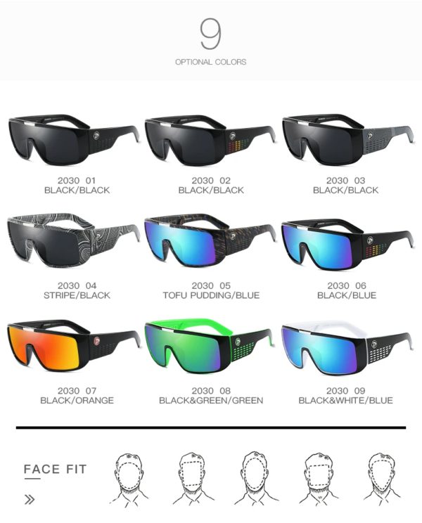 DUBERY-Lunettes de soleil rétro colorées pour hommes, lunettes de soleil pour hommes, marque de mode, miroir de luxe, respirantes, UV400 – Image 2