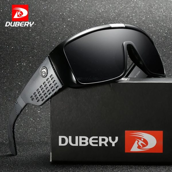 DUBERY-Lunettes de soleil rétro colorées pour hommes, lunettes de soleil pour hommes, marque de mode, miroir de luxe, respirantes, UV400