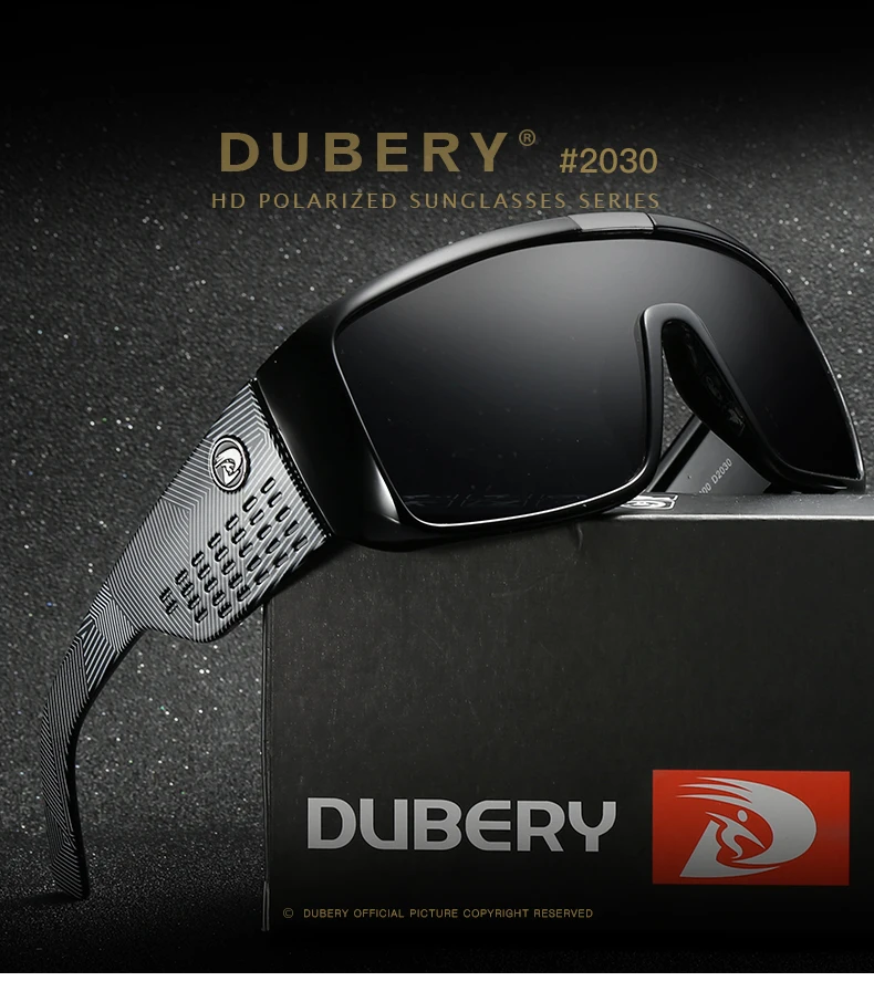 DUBERY-Lunettes de soleil rétro colorées pour hommes, lunettes de soleil pour hommes, marque de mode, miroir de luxe, respirantes, UV400