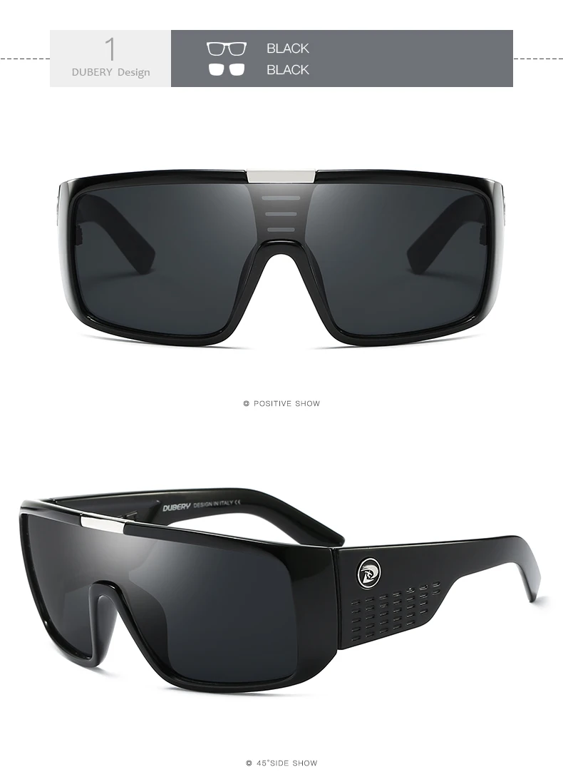DUBERY-Lunettes de soleil rétro colorées pour hommes, lunettes de soleil pour hommes, marque de mode, miroir de luxe, respirantes, UV400