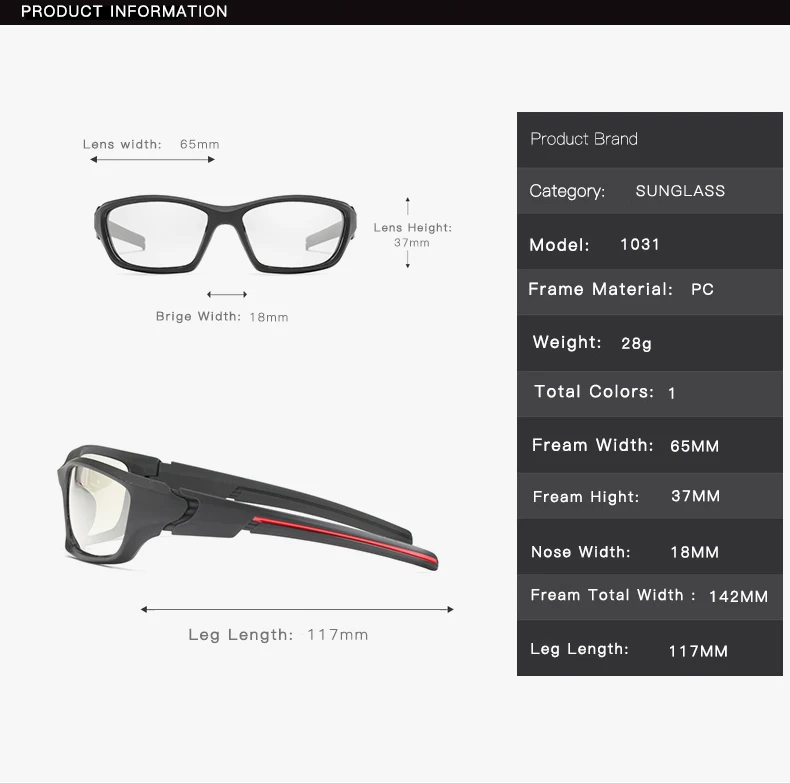 WarBlade nouveaux hommes lunettes de Vision nocturne polarisées lunettes de soleil photochromiques conduite jour nuit lunettes Anti-éblouissement lunettes de soleil