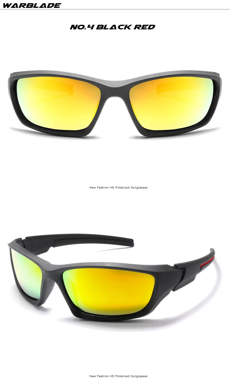 WarBlade nouveaux hommes lunettes de Vision nocturne polarisées lunettes de soleil photochromiques conduite jour nuit lunettes Anti-éblouissement lunettes de soleil