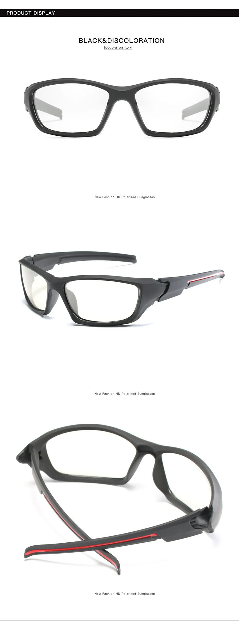 WarBlade nouveaux hommes lunettes de Vision nocturne polarisées lunettes de soleil photochromiques conduite jour nuit lunettes Anti-éblouissement lunettes de soleil