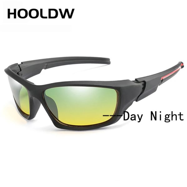 WarBlade nouveaux hommes lunettes de Vision nocturne polarisées lunettes de soleil photochromiques conduite jour nuit lunettes Anti-éblouissement lunettes de soleil – Image 6