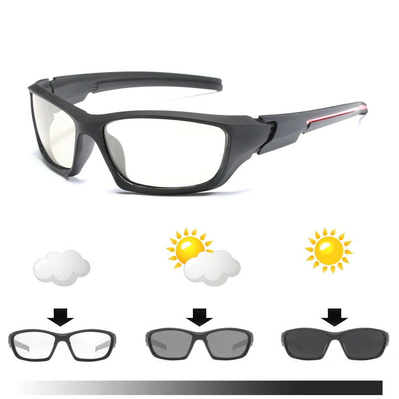 WarBlade nouveaux hommes lunettes de Vision nocturne polarisées lunettes de soleil photochromiques conduite jour nuit lunettes Anti-éblouissement lunettes de soleil