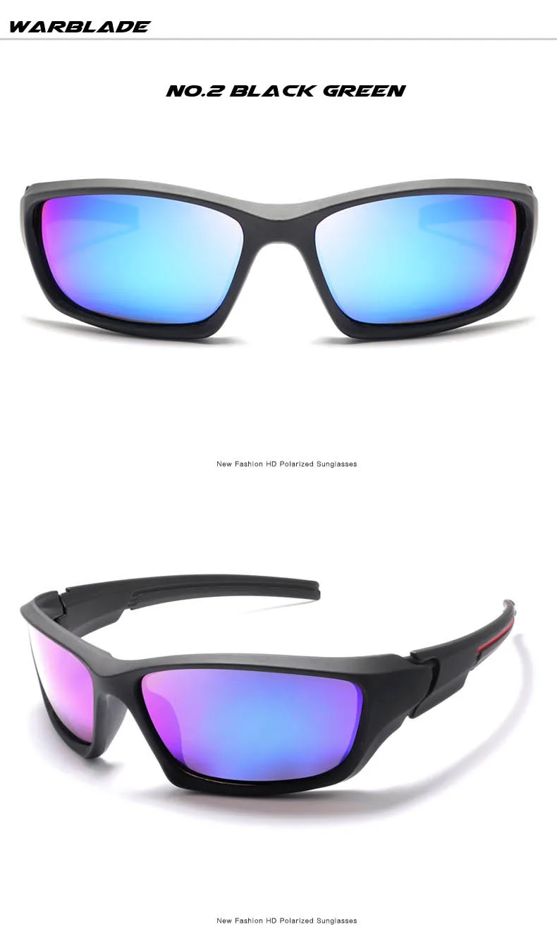 WarBlade nouveaux hommes lunettes de Vision nocturne polarisées lunettes de soleil photochromiques conduite jour nuit lunettes Anti-éblouissement lunettes de soleil