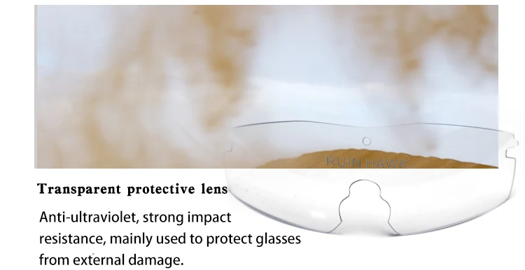 Lunettes de soleil militaires polarisées pour hommes, lunettes de chasse, lunettes de tir de l'armée avec 4 lentilles, randonnée en plein air, lunettes de soleil de cyclisme