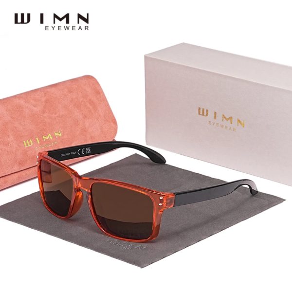 WIMN-Lunettes de soleil polarisées classiques pour hommes et femmes, verres miroir antireflet, lunettes de sport de plein air – Image 5