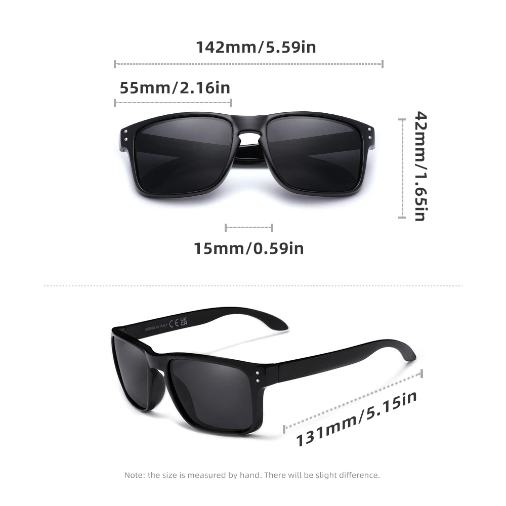 WIMN-Lunettes de soleil polarisées classiques pour hommes et femmes, verres miroir antireflet, lunettes de sport de plein air