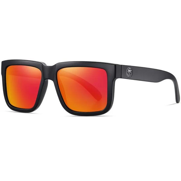 Lunettes de soleil carrées conjointes pour hommes et femmes, lunettes de sport de plein air, film véritable, lunettes de vague de chaleur, transfrontalier, meilleure vente, haute qualité, HW02 – Image 4