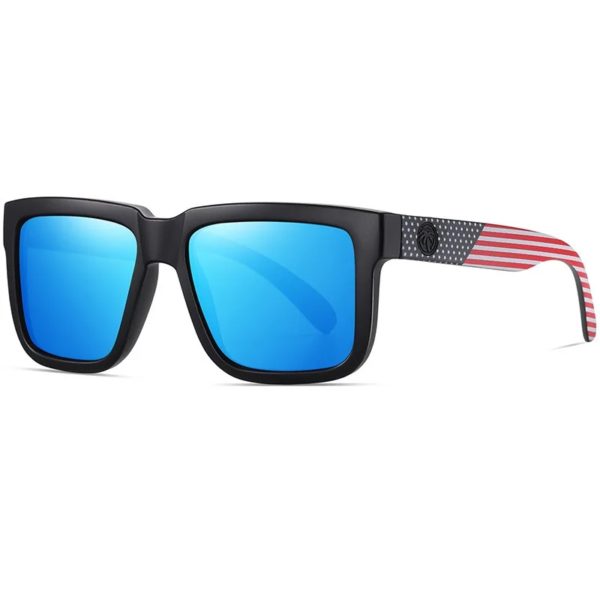 Lunettes de soleil carrées conjointes pour hommes et femmes, lunettes de sport de plein air, film véritable, lunettes de vague de chaleur, transfrontalier, meilleure vente, haute qualité, HW02 – Image 6