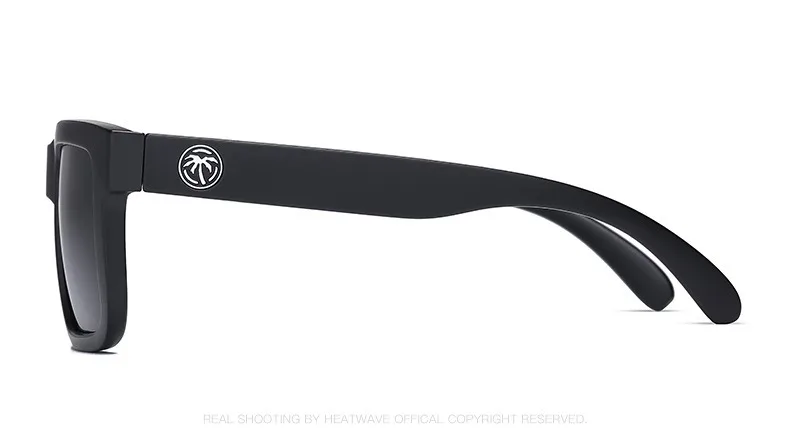 Lunettes de soleil carrées conjointes pour hommes et femmes, lunettes de sport de plein air, film véritable, lunettes de vague de chaleur, transfrontalier, meilleure vente, haute qualité, HW02