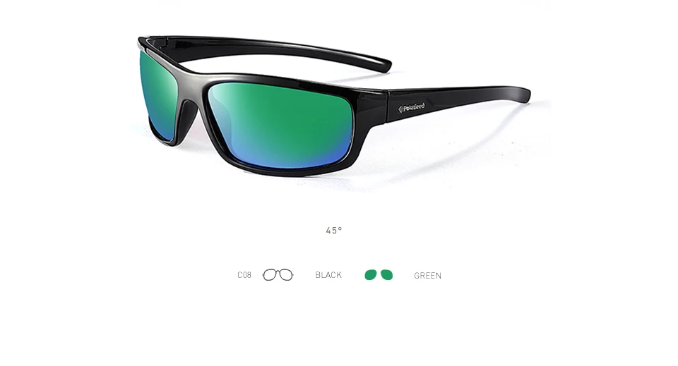 Lunettes de soleil vintage polarisées pour hommes, lunettes de conduite multi-documents, lunettes de soleil de sport pour hommes, vision de jour et de nuit, lunettes de conducteur