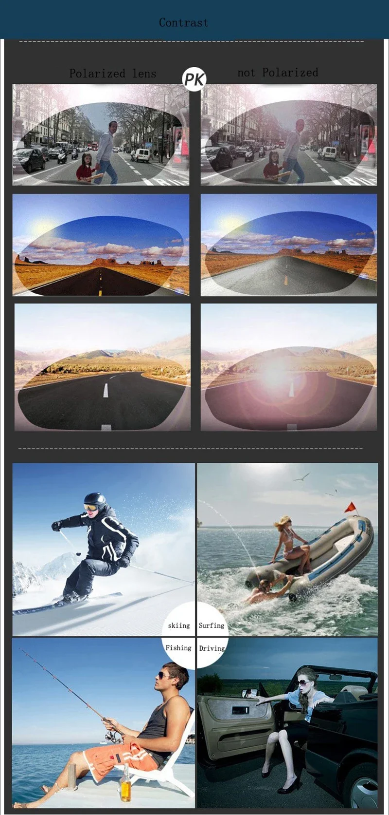 AOrepository-Lunettes de soleil polarisées de conduite pour hommes, lunettes de soleil de sport, lunettes de pilote rétro, cadre en aluminium et magnésium, UV400, antireflet AOrepository-Lunettes de soleil polarisées de conduite pour hommes, lunettes de soleil de sport, lunettes de pilote rétro, cadre en aluminium et magnésium, UV400, antireflet