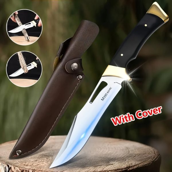 Couteau militaire d'extérieur à haute dureté, lame EDC Partners, autodéfense, couteau de survie polyvalent pour le camping