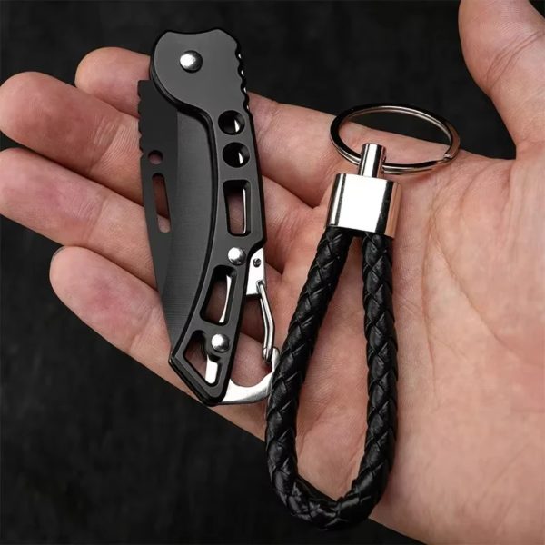 Couteau Pliant de Poche en Acier Inoxydable, Portable, Opaque, Multitool, Camping en Plein Air, Survie, DulKnife, Ouvre-Bouteille, Porte-clés – Image 3