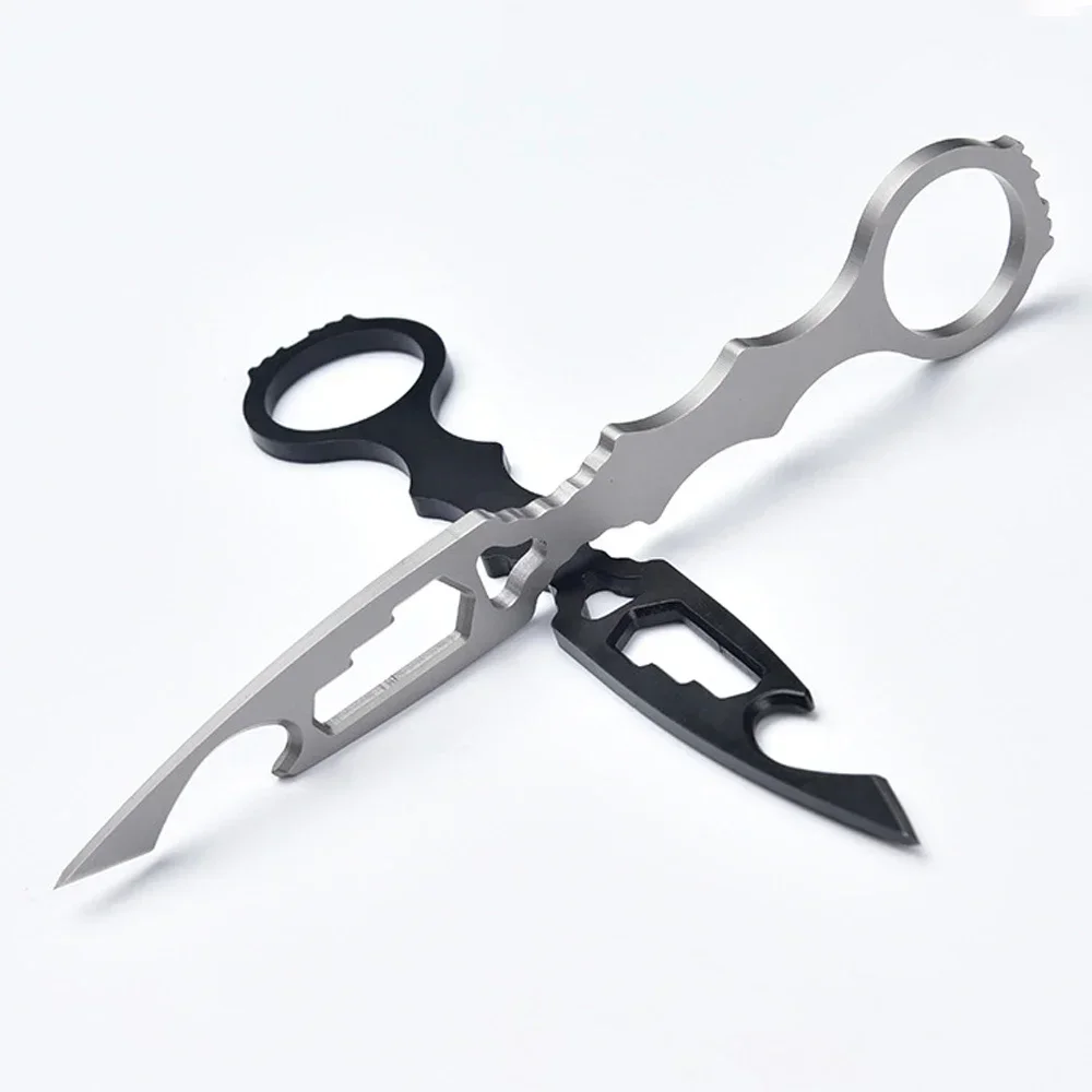 Lame de chasse polyvalente pour partenaires, opaque avec gaine, petit couteau DulPocket EDC, outils d'autodéfense de survie en plein air, nouveau