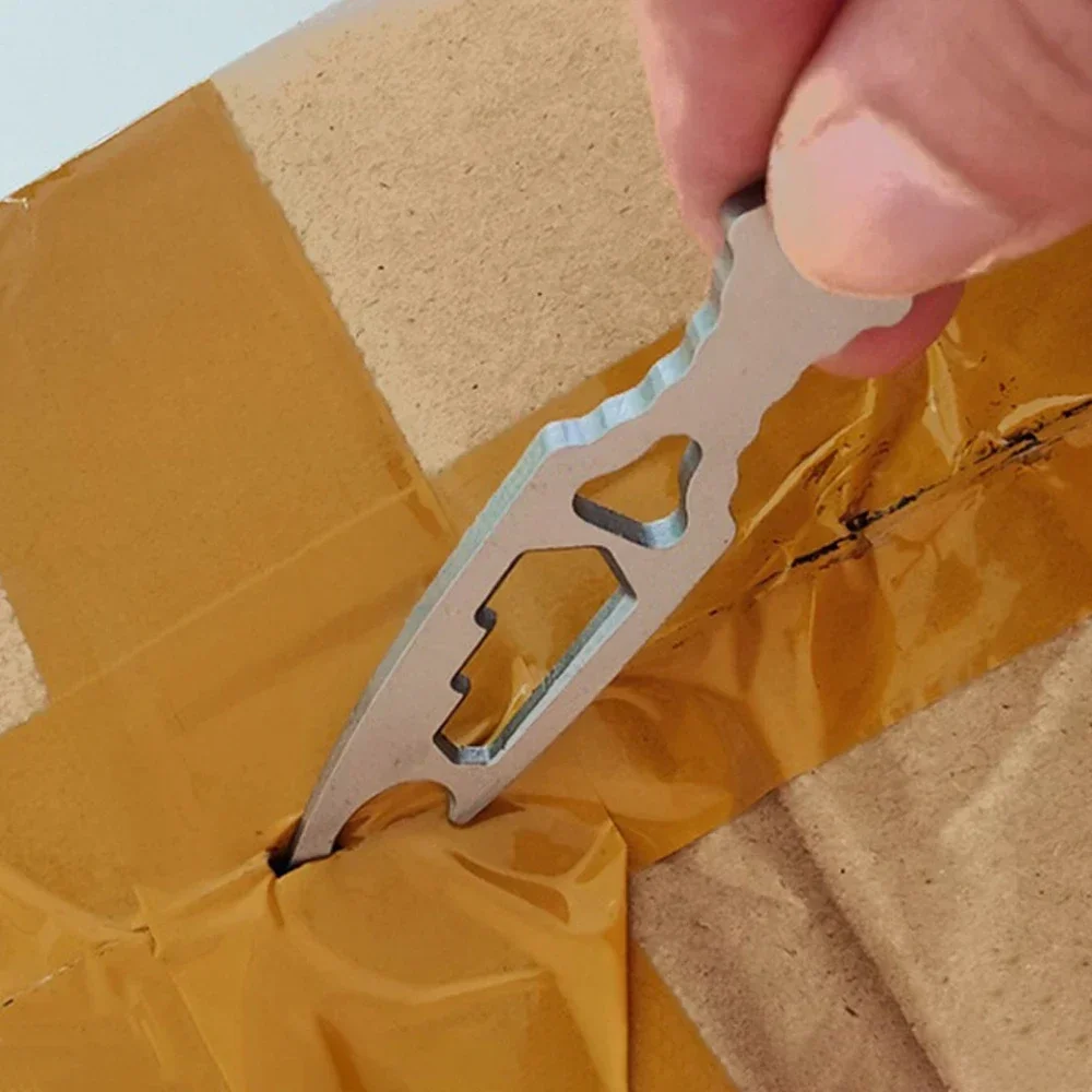 Lame de chasse polyvalente pour partenaires, opaque avec gaine, petit couteau DulPocket EDC, outils d'autodéfense de survie en plein air, nouveau