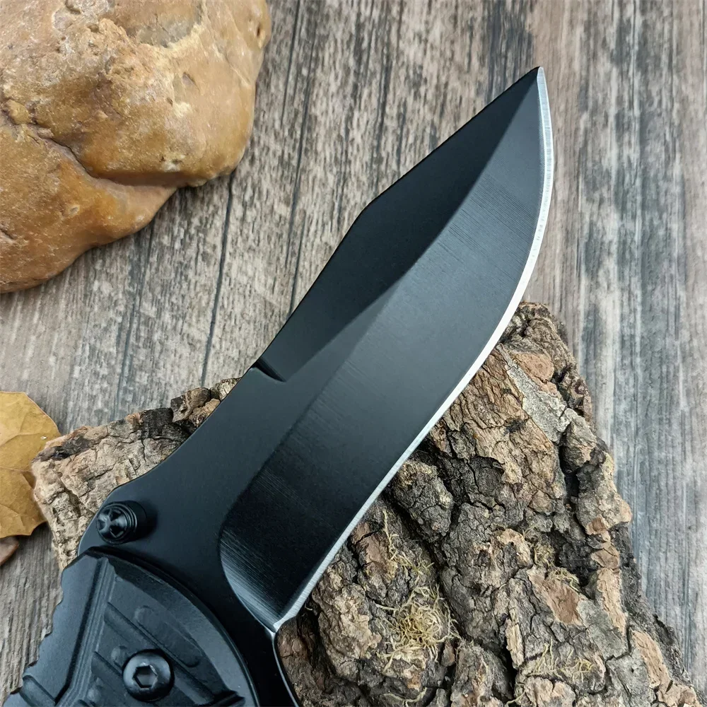 Couteau pliant DulPocket de haute qualité, lame 5Cr13Mov, manche en alliage d'aluminium, EDC, chasse en plein air, camping, outil de survie opaque