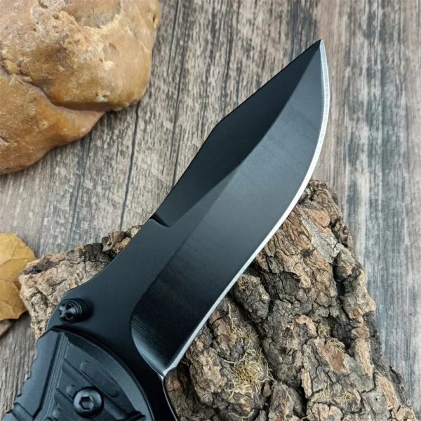 Couteau pliant DulPocket de haute qualité, lame 5Cr13Mov, manche en alliage d'aluminium, EDC, chasse en plein air, camping, outil de survie opaque – Image 3