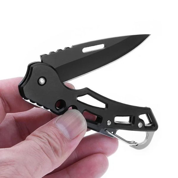 Petits couteaux de poche pliants en acier inoxydable, outils à main militaires, multi-outils Dulupaque, chasse et pêche, survie, nouveau – Image 5
