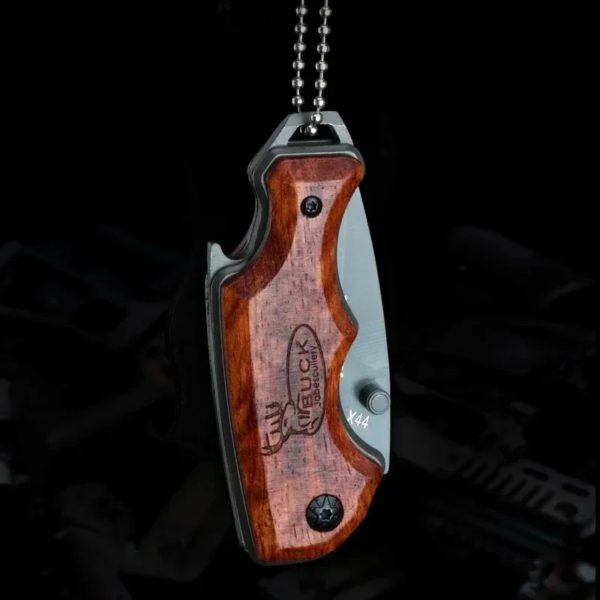 EDC-Couteau de poche portable pour l'autodéfense, couteau pliant multifonction, couteau à fruits tranchant, survie en plein air, DulBushcraft opaque – Image 5
