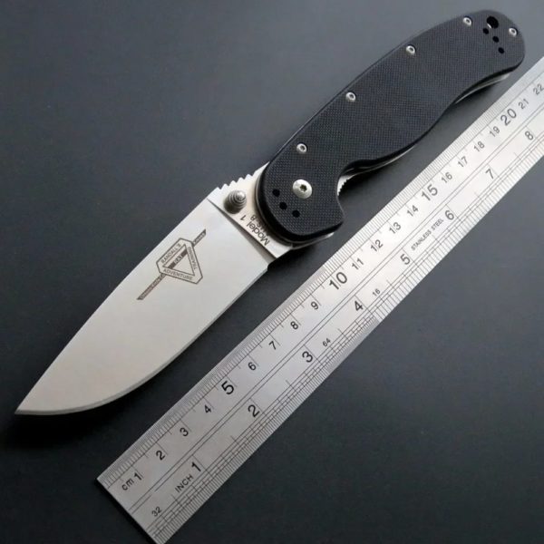 R1 DulFolding Couteau de poche en acier à lame AUS-8 Manche G10 Outil extérieur EDC Couteau de survie de camping de haute qualité – Image 2