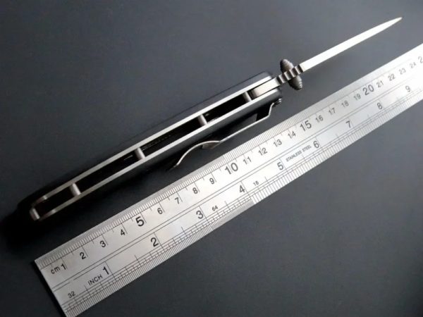 R1 DulFolding Couteau de poche en acier à lame AUS-8 Manche G10 Outil extérieur EDC Couteau de survie de camping de haute qualité – Image 6