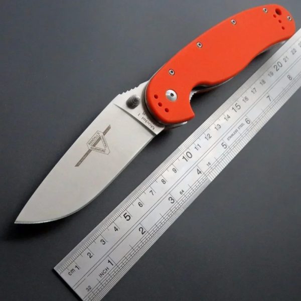 R1 DulFolding Couteau de poche en acier à lame AUS-8 Manche G10 Outil extérieur EDC Couteau de survie de camping de haute qualité – Image 4