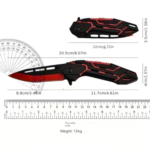 Couteau de poche pliant portable EDC, haute dureté, multifonctionnel, extérieur, camping, survie, outil de chasse – Image 6