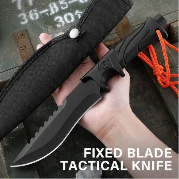 Couteau DulStraight pour camping en plein air, couteau à outils extérieur portable, équipement EDC, haute dureté, couteau de survie d'autodéfense – Image 5
