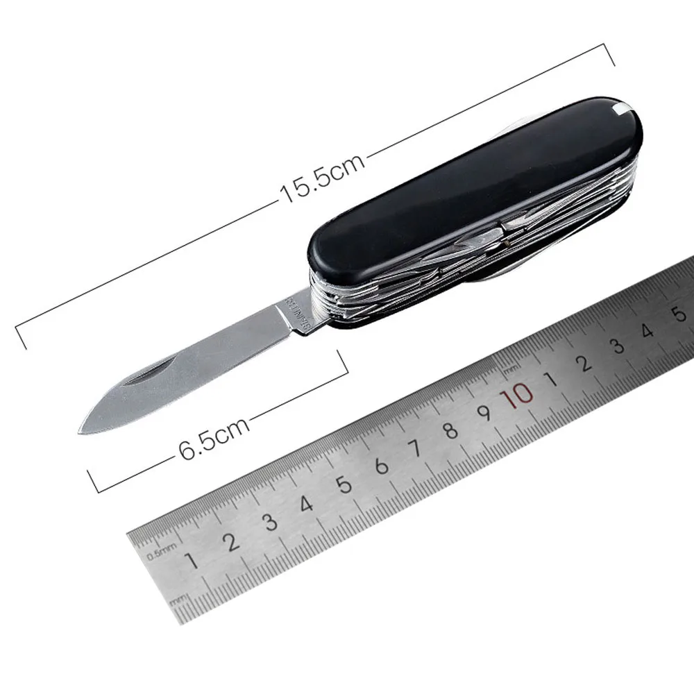 Couteau de poche multifonctionnel, 30 outils canoniques de base, outils à main suisses, couteau militaire, camping en plein air, équipement EDC, survie opaque Couteau de poche multifonctionnel, 30 outils canoniques de base, outils à main suisses, couteau militaire, camping en plein air, équipement EDC, survie opaque