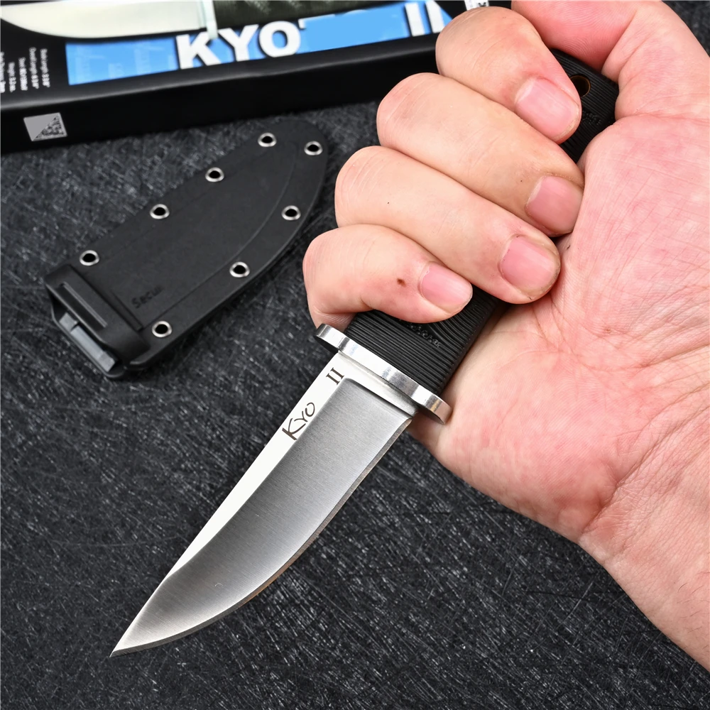 EDC Mini couteau de Combat de samouraï, tactique militaire d'extérieur, lame fixe, couteaux d'auto-défense, chasse, multi-outil, équipement de survie