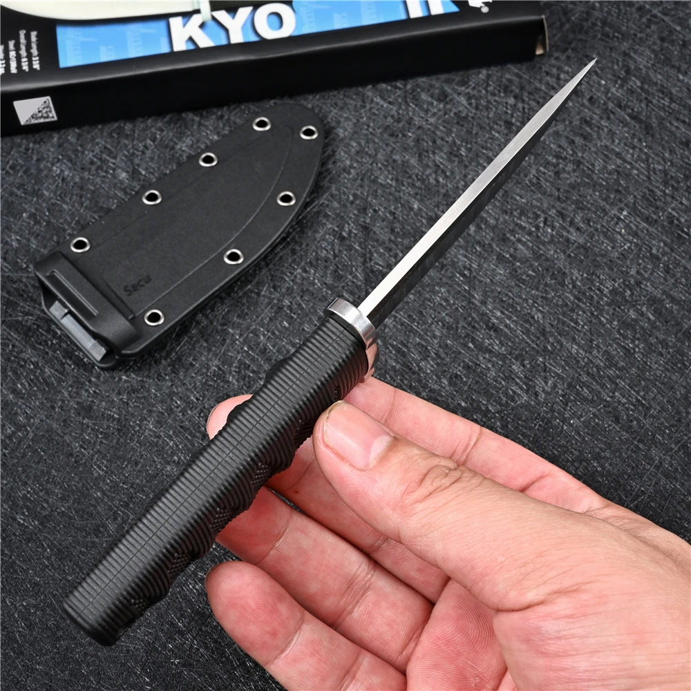 EDC Mini couteau de Combat de samouraï, tactique militaire d'extérieur, lame fixe, couteaux d'auto-défense, chasse, multi-outil, équipement de survie