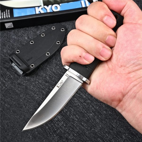 EDC Mini couteau de Combat de samouraï, tactique militaire d'extérieur, lame fixe, couteaux d'auto-défense, chasse, multi-outil, équipement de survie – Image 3