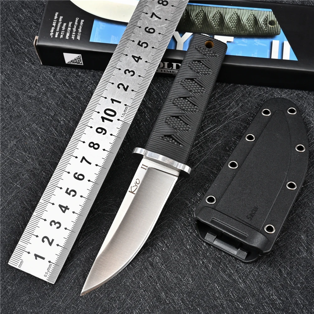 EDC Mini couteau de Combat de samouraï, tactique militaire d'extérieur, lame fixe, couteaux d'auto-défense, chasse, multi-outil, équipement de survie