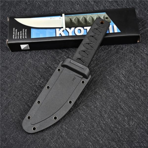 EDC Mini couteau de Combat de samouraï, tactique militaire d'extérieur, lame fixe, couteaux d'auto-défense, chasse, multi-outil, équipement de survie – Image 4