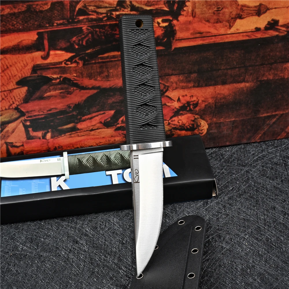 EDC Mini couteau de Combat de samouraï, tactique militaire d'extérieur, lame fixe, couteaux d'auto-défense, chasse, multi-outil, équipement de survie