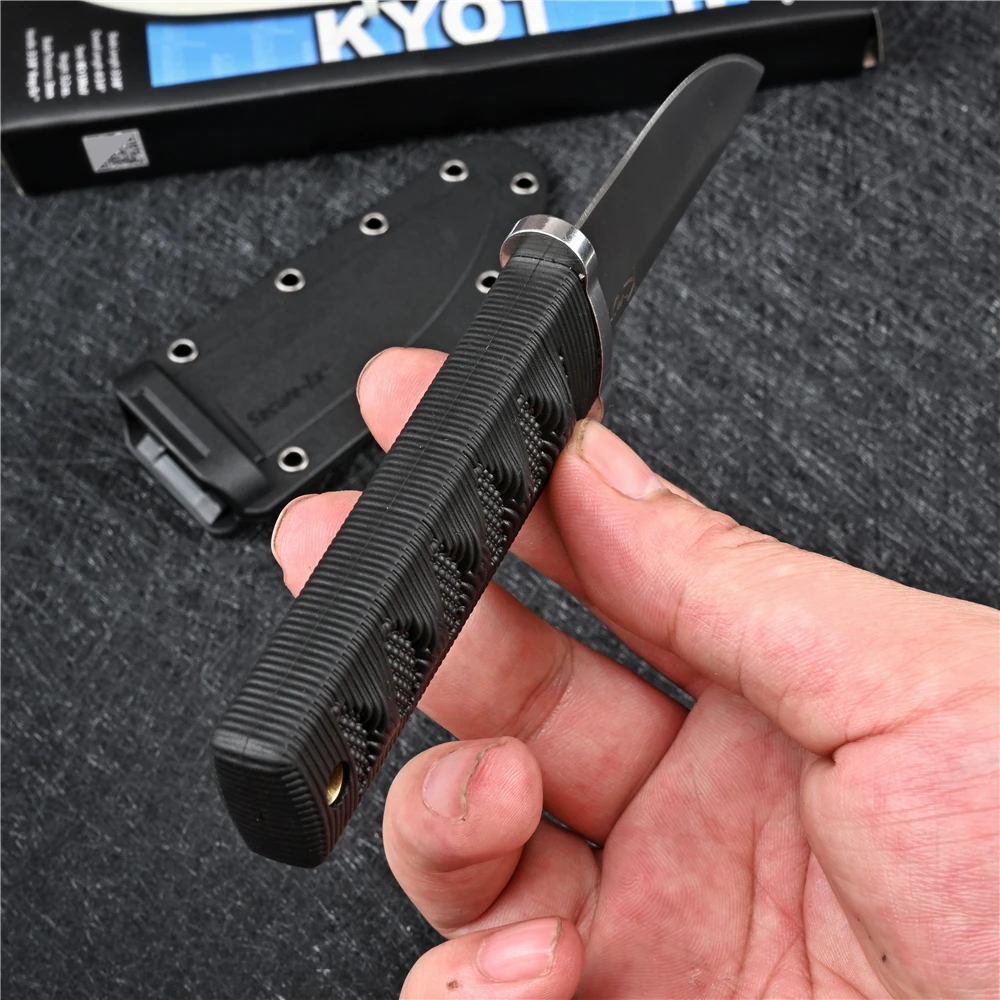 EDC Mini couteau de Combat de samouraï, tactique militaire d'extérieur, lame fixe, couteaux d'auto-défense, chasse, multi-outil, équipement de survie