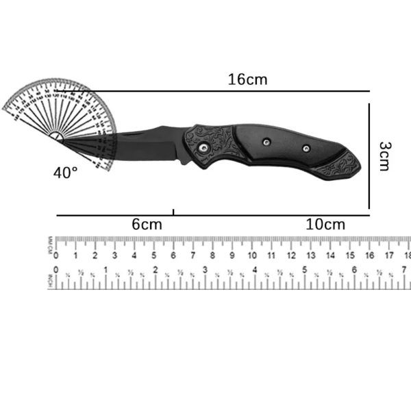 Couteau pliant extérieur portable, mini couteau pliant, camping – Image 3