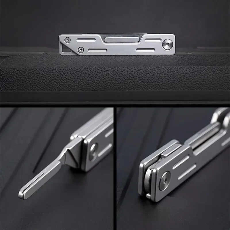 Couteau pliant médical en acier inoxydable, scalpel pliant, couteau de poche de déballage extérieur EDC, machines de resubdivision, 10 pièces