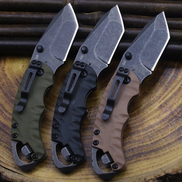 WPKOPYA-Couteau de Poche Tactique 440C à Haute Dureté, Cutter pour Randonnée, Camping, EDC, Boîte de Livraison du Courrier – Image 4