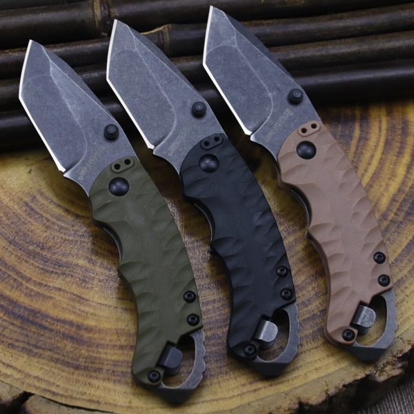 WPKOPYA-Couteau de Poche Tactique 440C à Haute Dureté, Cutter pour Randonnée, Camping, EDC, Boîte de Livraison du Courrier – Image 3
