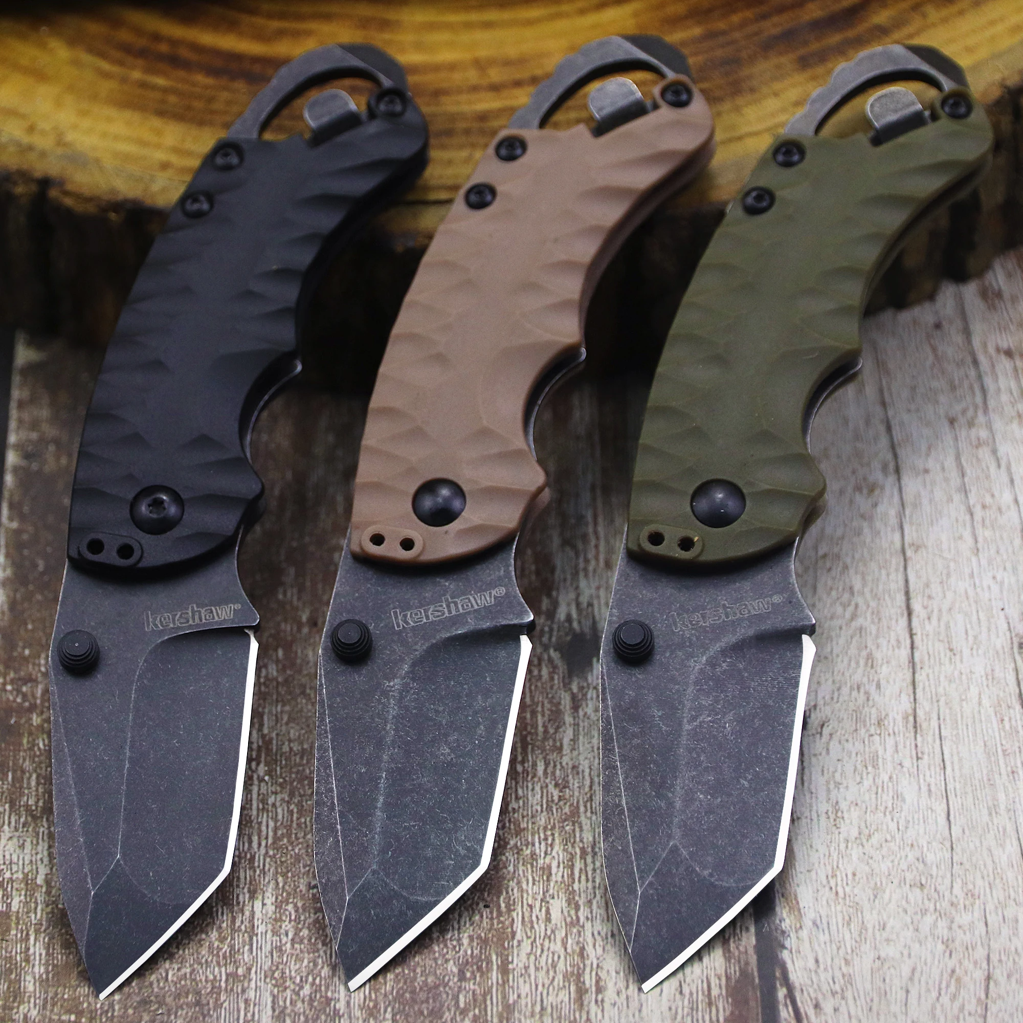 WPKOPYA-Couteau de Poche Tactique 440C à Haute Dureté, Cutter pour Randonnée, Camping, EDC, Boîte de Livraison du Courrier