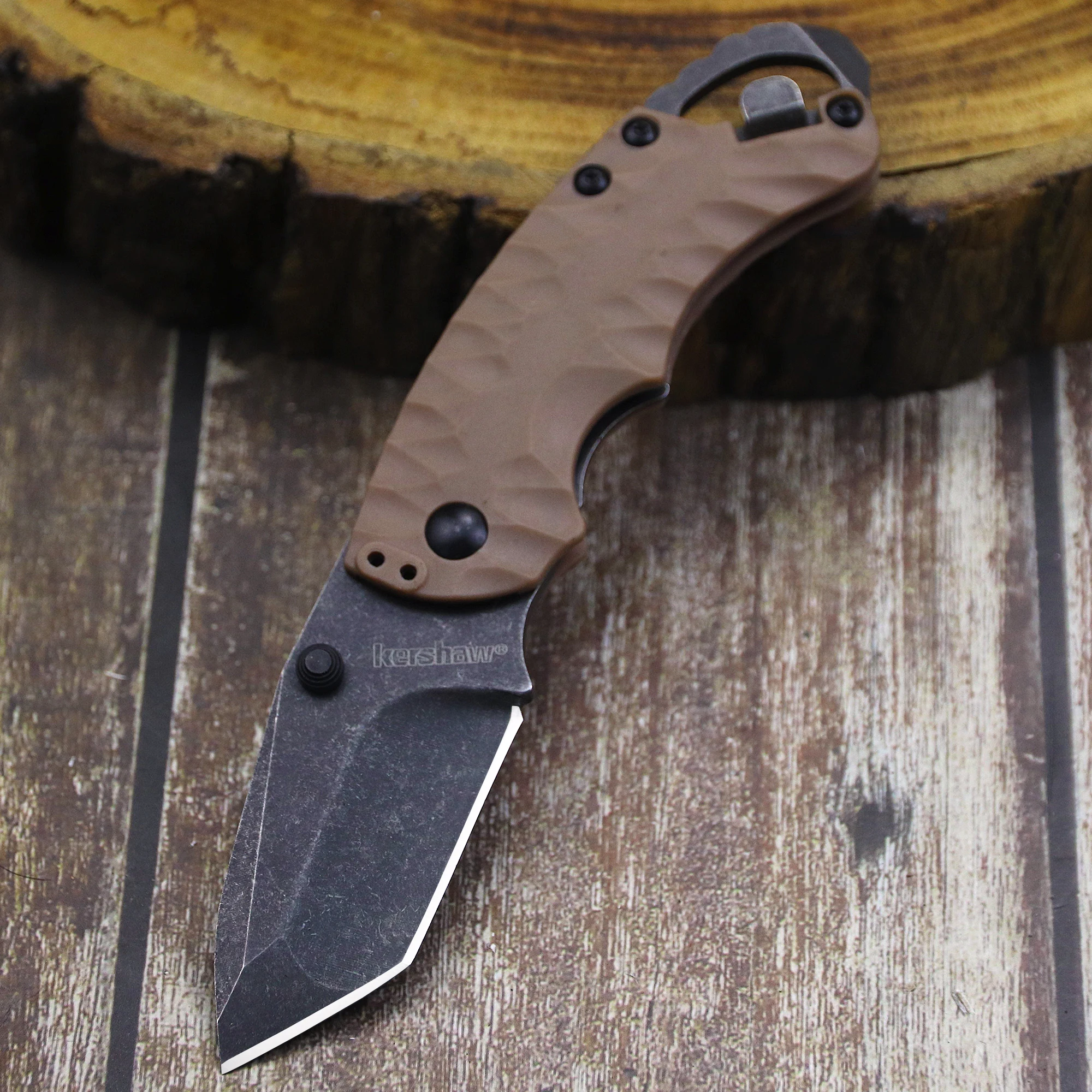 WPKOPYA-Couteau de Poche Tactique 440C à Haute Dureté, Cutter pour Randonnée, Camping, EDC, Boîte de Livraison du Courrier
