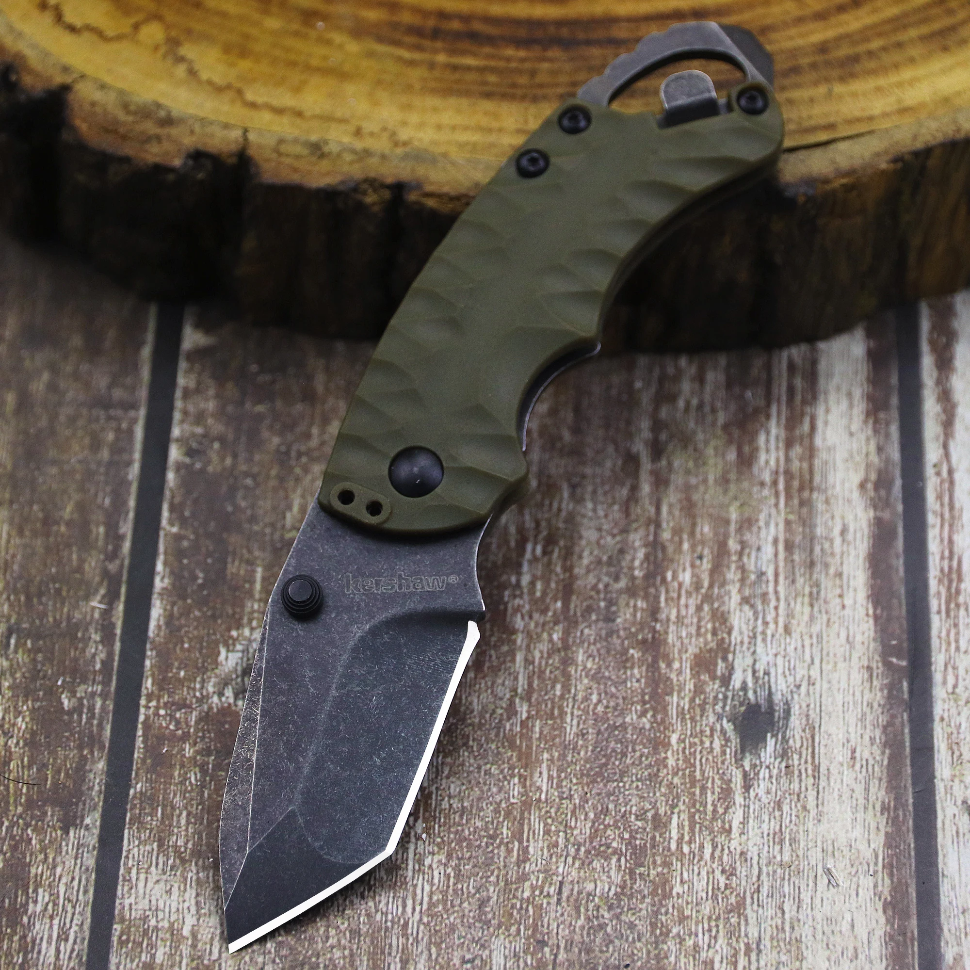 WPKOPYA-Couteau de Poche Tactique 440C à Haute Dureté, Cutter pour Randonnée, Camping, EDC, Boîte de Livraison du Courrier