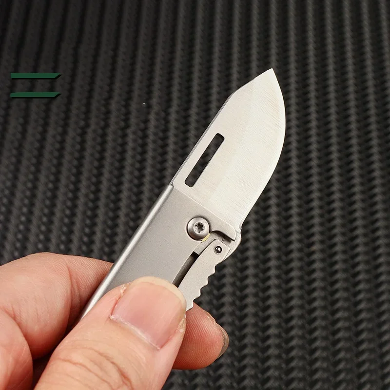 Ouvre-bouteille portable en acier, mini couteau pliant d'extérieur, outil de coupe tranchant, cintre, haute dureté, outil de survie au camping