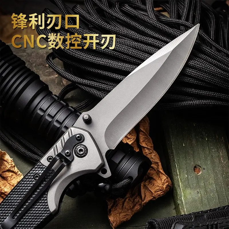 Couteau de poche pliable tactique pour hommes, couteaux de chasseur de survie d'autodéfense, nouveau multi-outil EDC, arme de chasse, camping en plein air